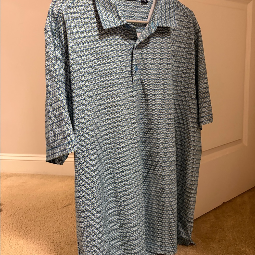 Men's Blue Cutter & Buck Polo